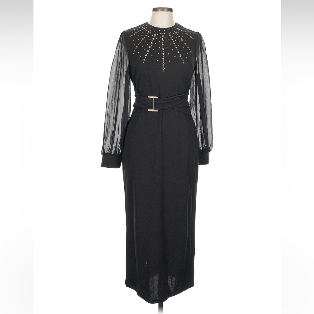 JJs House Black Dress with Rose Gold Jewels 💎